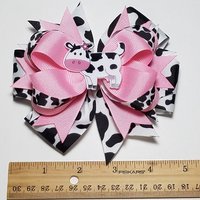 5" Cow Print 