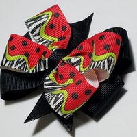 3.5" Zebra Polka Dot