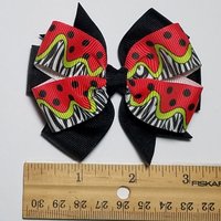 3.5" Zebra Polka Dot