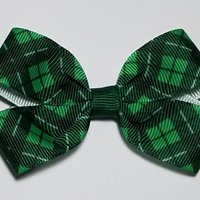 3" Green Plaid 