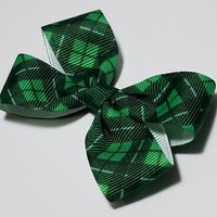 3" Green Plaid 