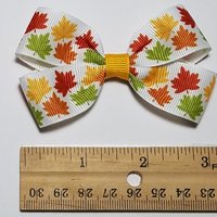 3" Fall Leaves 