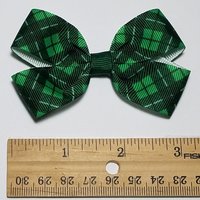 3" Green Plaid 