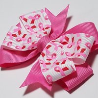3.5" Pink & Red Awareness 