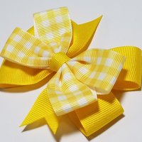 3.5" Yellow Gingham 