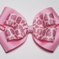 5" Pink Leopard Print