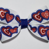 3" Patriotic Hearts 