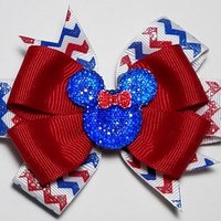 3.5" 4th July Patriotic Chevron