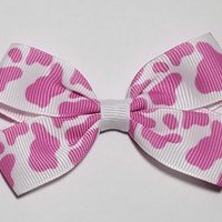 3" Pink Cow Print