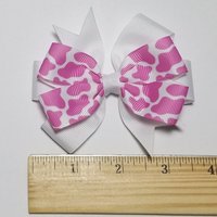 3.5" Pink Cow Print 