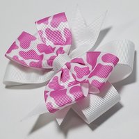 3.5" Pink Cow Print 