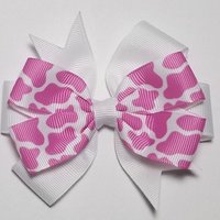 3.5" Pink Cow Print 