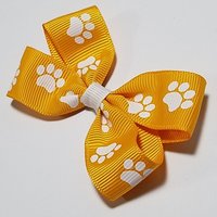 3"  Yellow Gold Paw Print 