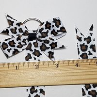 Leopard Ribbon Bow Holder