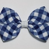 3" Blue Gingham 