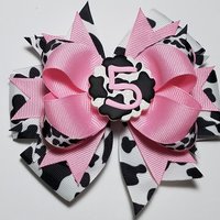 5" 5th Birthday Cow 
