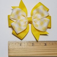 3.5" Yellow Gingham 