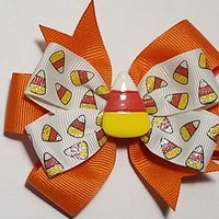 3.5" Candy Corn Glitter