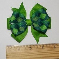 3.5" Green Argyle 