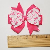 3.5" Pink Glitter Awareness
