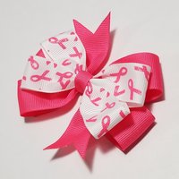 3.5" Pink Glitter Awareness