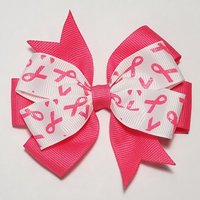 3.5" Pink Glitter Awareness