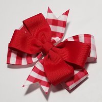 3.5" Red Gingham 