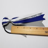 18 Silver Dark Royal White Silver Glitter