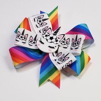 3.5" Unicorn Rainbow Soccer 