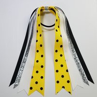Yellow Black Polka Dot 