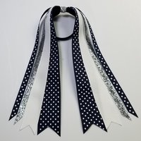 Navy White Polka Dot 