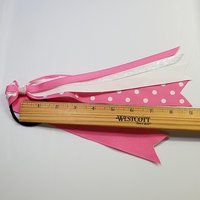 Hot Pink White Polka Dot