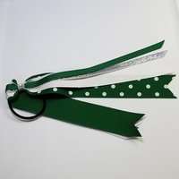 Green White Polka Dot 