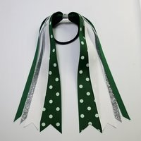 Green White Polka Dot 