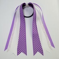 Purple Dark Orchid White Polka Dot