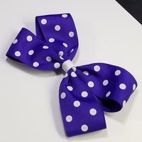 5" Purple Polka Dot 