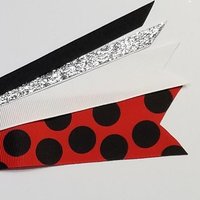 Black Red Polka Dot 