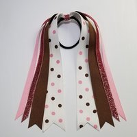Pink Brown Polka Dot 