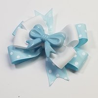 3.5" Blue Polka Dot 