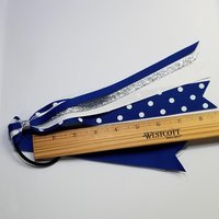 Dark Royal Blue Polka Dot 