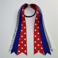 Red White Blue Polka Dot