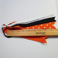 Orange Black Polka Dot 