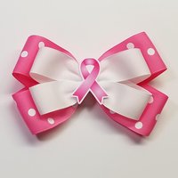 5" Pink Awareness Ribbon 