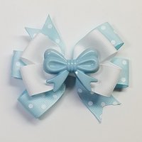 3.5" Blue Polka Dot 
