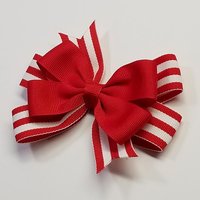 3.5" Red White Stripe 