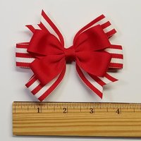 3.5" Red White Stripe 