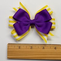 3.5" Purple Yellow Stripe 