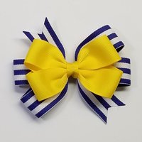3.5" Yellow Royal Blue Stripe