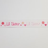 Little Sister TODDLER Ponytail Streamer on Toddler Size Hair Tie