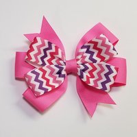 3.5" Pink Purple Chevron